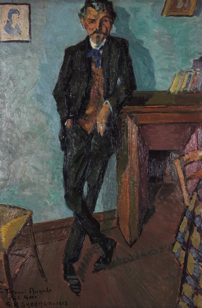 الشاعر اليوناني فرناند Mazade بواسطة جورج صباغ